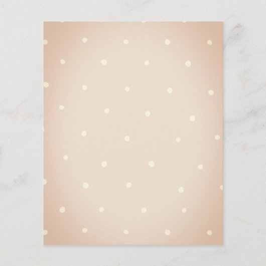 Budget Rustic Boho Baby Cot Baby shower Invitation (Achterkant)