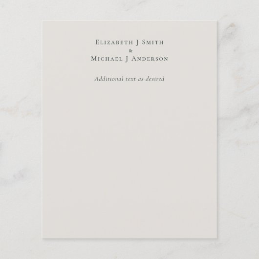 Budget Rustic Bronze Leaf Weddenschap Foto bedankt (Achterkant)