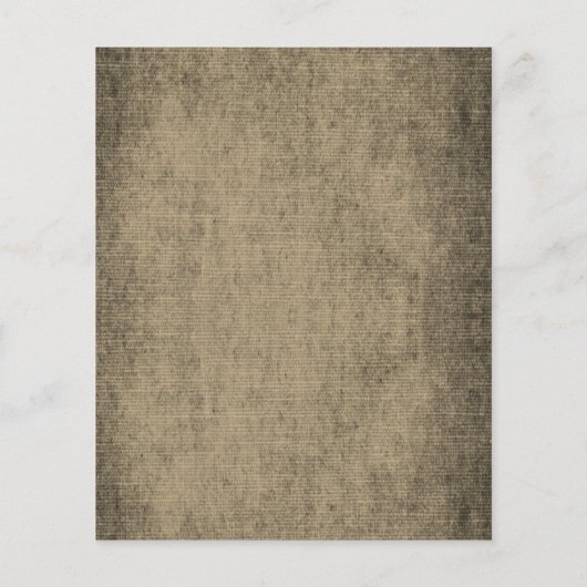 Budget Rustic Brown-kerstfotokaarten (Achterkant)