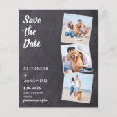 Budget Rustic Chalkboard 3 Foto slaat de datum op (Voorkant)