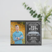 BUDGET Rustic Chalkboard BBQ Party Afstudeerder In (Staand voorkant)