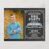 BUDGET Rustic Chalkboard BBQ Party Afstudeerder In (Voorkant)