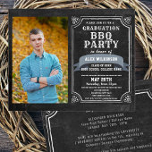 BUDGET Rustic Chalkboard BBQ Party Afstudeerder In