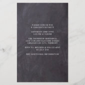 Budget Rustic Chalkboard Photo Collage Afstuderen (Achterkant)