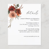 Budget Rustic Earth Florals Details (Voorkant)