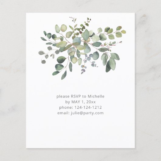 Budget Rustic Eucalyptus Duo 2 GraduPartij (Achterkant)