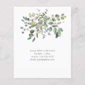 Budget Rustic Eucalyptus Duo 2 GraduPartij Flyer (Achterkant)