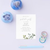 Budget Rustic Eucalyptus Duo 2 GraduPartij Flyer (Enkel)