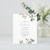 Budget Rustic Eucalyptus Greenery Duo Wedding (Staand voorkant)