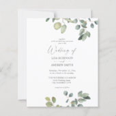 Budget Rustic Eucalyptus Greenery Duo Wedding (Voorkant)