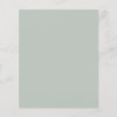 Budget Rustic Eucalyptus Watercolor Trouw (Achterkant)