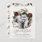 budget Rustic foliage behalve de datumaankondiging (Voorkant / Achterkant)