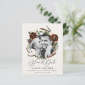 budget Rustic foliage behalve de datumaankondiging (Staand voorkant)