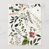 budget Rustic foliage behalve de datumaankondiging (Achterkant)