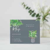 BUDGET Rustic Greenery RSVP Fern Leaves (Staand voorkant)