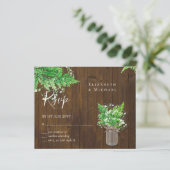 BUDGET Rustic Greenery RSVP Fern Leaves (Staand voorkant)