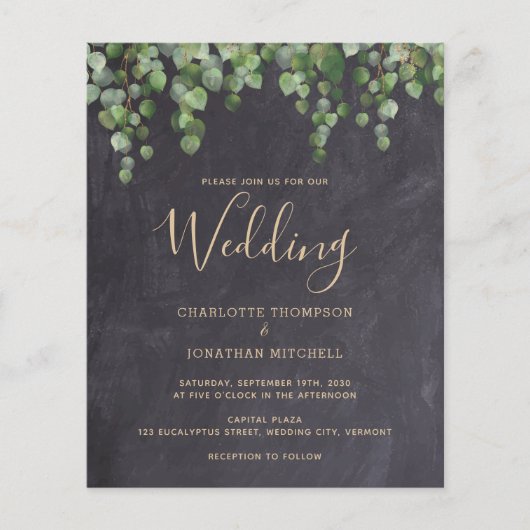 Budget Rustic Greenery Wedding (Voorkant)