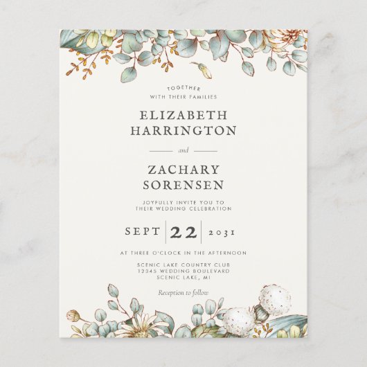 Budget Rustic Greenery Wedding (Voorkant)