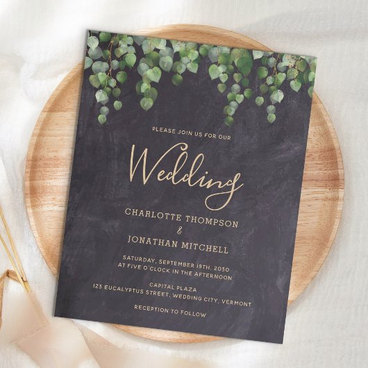 Budget Rustic Greenery Wedding