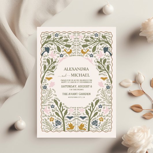 Budget Rustic Groen Bosvaren Bruiloft