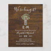 Budget Rustic Gypsophila Mason Jar Wedding (Voorkant)