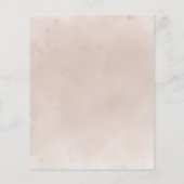 Budget Rustic Herfst Terracotta Bloem Bruiloft (Achterkant)