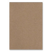 Budget Rustic Kraft Bloemen Kaart (Achterkant)