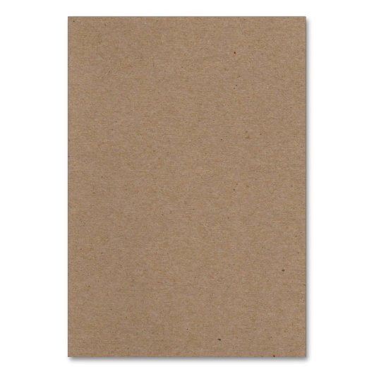 Budget Rustic Kraft Bloemen Kaart (Achterkant)