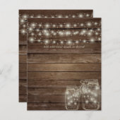 Budget Rustic Lights Mason Jars DETAILS paper (Voorkant / Achterkant)