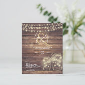 BUDGET Rustic Mason Jar Lights WEDING (Staand voorkant)