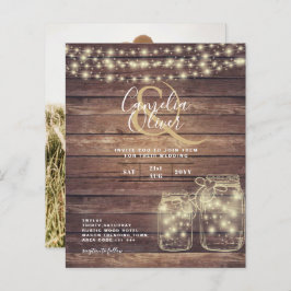 BUDGET Rustic Mason Jar Lights WEDING