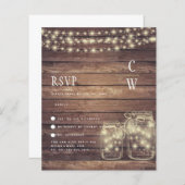 BUDGET Rustic Mason Jar Lights WEDING (Voorkant / Achterkant)