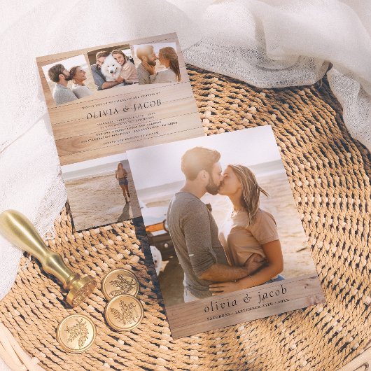 Budget Rustic & Minimalist Elegant Photo Wedding