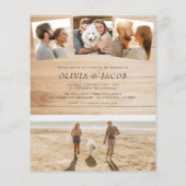 Budget Rustic & Minimalist Elegant Photo Wedding (Achterkant)