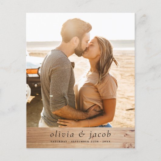 Budget Rustic & Minimalist Elegant Photo Wedding (Voorkant)