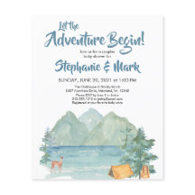 Budget Rustic Mountains Adventure-Baby shower
