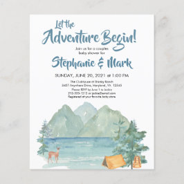 Budget Rustic Mountains Adventure-Baby shower