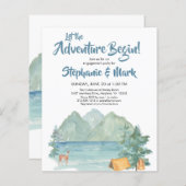 Budget Rustic Mountains Adventure Engagement Party (Voorkant / Achterkant)