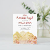 Budget Rustic Mountains Adventure Herfst Baby show (Staand voorkant)