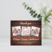 Budget Rustic New Baby 3 Foto Dank u geboorte (Staand voorkant)