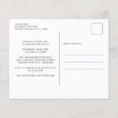 Budget Rustic Photo Collage Graduation Invitations (Achterkant)