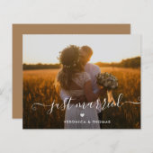 Budget Rustic Photo Wedding Elopement Reception (Voorkant / Achterkant)