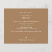 Budget Rustic Photo Wedding Elopement Reception (Achterkant)