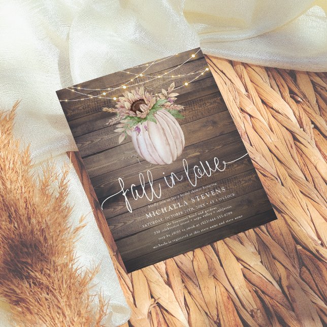 Budget Rustic Pumpkin Herfst in Love Vrijgezellenf (Creator heeft geüpload)