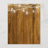 BUDGET Rustic Stag Mason Jar Wedding Invitation (Achterkant)