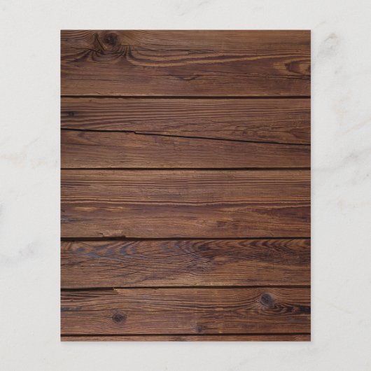 Budget Rustic String Lights Eucalyptus Wedding Inv (Achterkant)