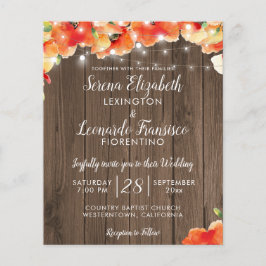 BUDGET Rustic String Lights Poppy Summer Wedding