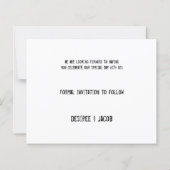 Budget Rustic Sunflower Foto sparen de datum (Achterkant)