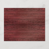 Budget Rustic Sunflower Lace Wedding Uitnodiging (Achterkant)