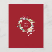 Budget Rustic Surprise 40e verjaardagsuitnodiging (Achterkant)